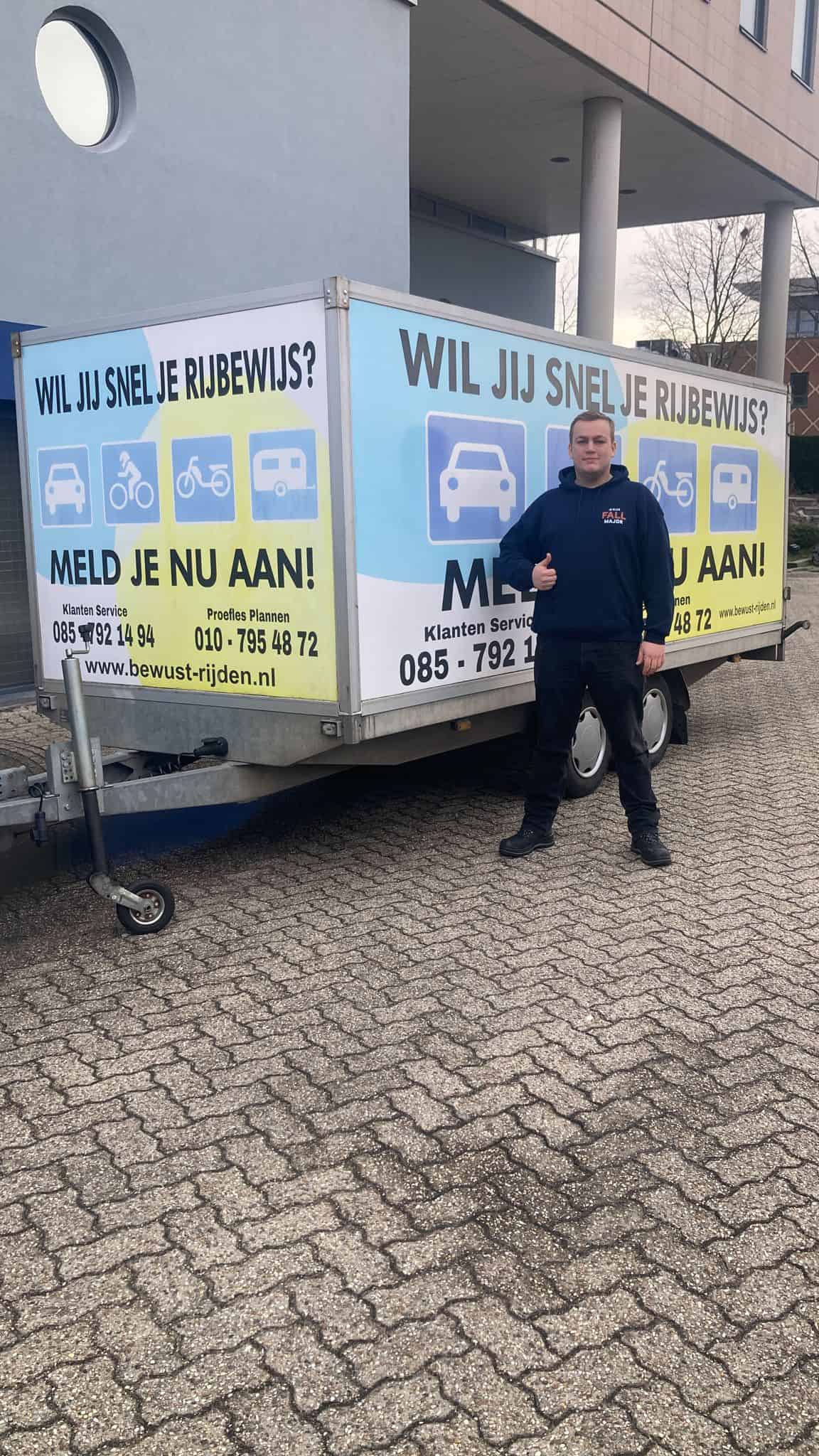 Aanhangwagen rijles Rotterdam